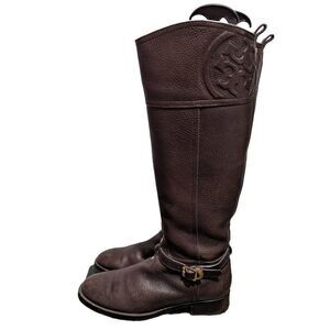 Tory Burch marlene riding boot in brown size 6